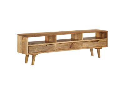 VIDAXL   Meuble TV Bois de manguier massif 140 x 30 x 41 cm