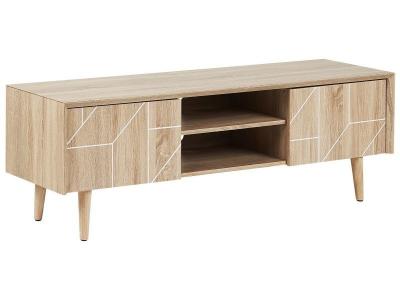 BELIANI  - Meuble TV bois sonoma FRANKLIN