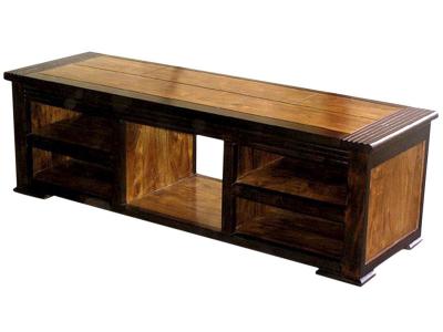PEGANE Meuble TV en bois&nbsp;d'acacia -&nbsp;Longueur 140 x Hauteur 45 x Profondeur 45cm -  -