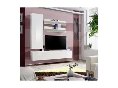 ASM GROS MOBILIER Meuble tv mural design fly i 170cm blanc