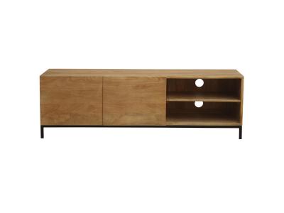MILIBOO Meuble tv industriel en manguier massif et m&eacute;tal l145 cm ypster