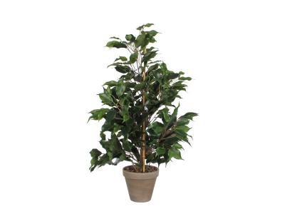 Plante Artificielle Ficus Exotica Vert Hauteur 65 Cm