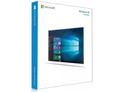 MICROSOFT Windows 10 Famille (Home) - 32 / 64 bits - Cl&eacute; licence &agrave; t&eacute;l&eacute;charger