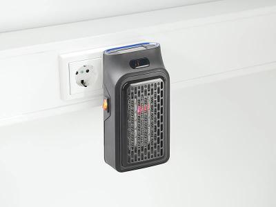 SICHLER Mini chauffage soufflant t&eacute;l&eacute;command&eacute; 500 w sur prise secteur lv-155. Rc