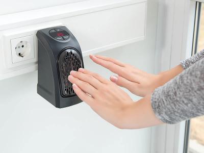 SICHLER HAUSHALTSGERATE Mini radiateur soufflant sur prise secteur