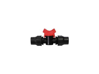 EZFITT Mini vanne avec raccords de chaque cot&eacute; pour tube basse densit&eacute; 16mm