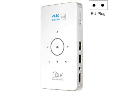 YONIS Mini Vid&eacute;oprojecteur Portable Full HD 1080P Android 5.1 DLP 2000 Lumens Blanc YO