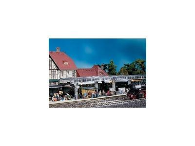 FALLER Mod&eacute;lisme ferroviaire HO - Quai avec kiosque