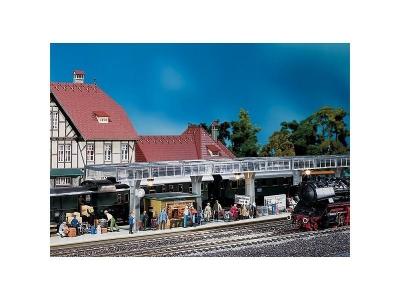 FALLER  - Mod&eacute;lisme ferroviaire HO - Quai couvert