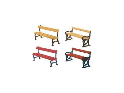FALLER  12 Bancs de parc-H0 - B&acirc;timent pour train miniature
