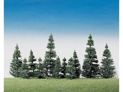 FALLER  - F181493 - Mod&eacute;lisme - Sapins Argentes - 40 Pi&egrave;ces
