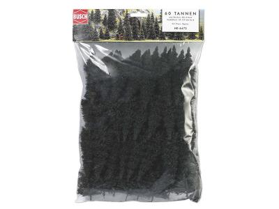 BUSCH ENVIRONNEMENT Busch 60 great firs-H0 - Trains miniatures : d&eacute;cors