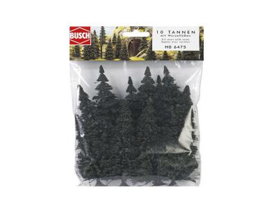 BUSCH  10 silvery fir-H0 - Trains miniatures : d&eacute;cors