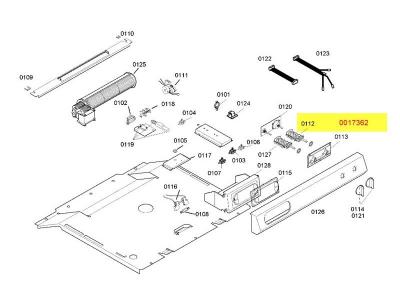 GAGGENAU  - module de commande rep 0112 pour four 00173652