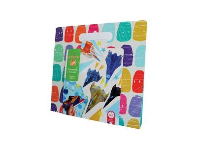 AU SYCOMORE Kit Loisirs Cr&eacute;atifs Enfants - 18 avions en papier - Origami - D&egrave;s 7 ans - Sycomore - CRE44010
