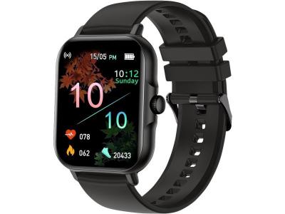 VENDOS85 Montre Connect&eacute;e Femme Homme, 1.83" Smartwatch Avec Fonction D'appel Et Podometre Noir