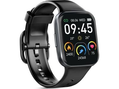 VENDOS85 Montre connect&eacute;e homme 1.69 montre sport intelligente noir