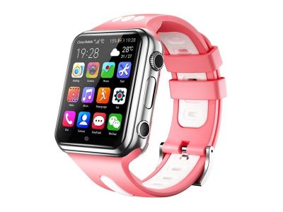 YONIS Montre t&eacute;l&eacute;phone android 4g traceur gps 3go+32go wifi rose blanc 