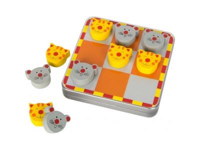 LEGLER  - 2019788 - Jeu De Soci&eacute;t&eacute; - Tic Tac Toe - Chats Et Souris