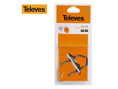 TELEVES MORDAZA PARA MASTIL &Oslash; 25 A 45mm ZINC+RPR 
