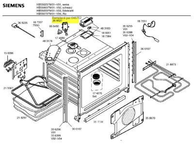 SIEMENS Moteur De Tourne Broche Pour Four  - 00648762