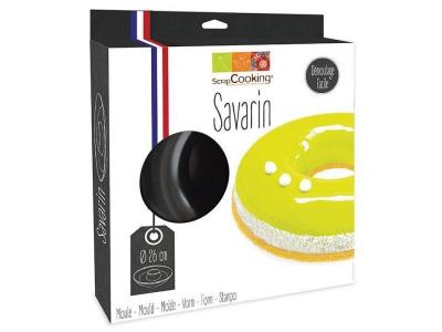 SCRAPCOOKING Moule &agrave; g&acirc;teau semi-rigide savarin