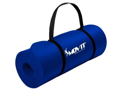 MOVIT  Tapis de gymnastique 190cm x 60cm x 1,5cm, bleu roi