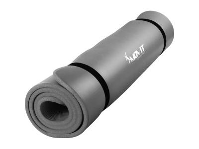 MOVIT  Tapis de gymnastique 190cm x 100cm x 1,5cm, gris