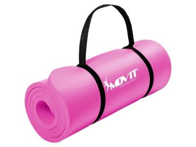MOVIT  Tapis de gymnastique 190cm x 60cm x 1,5cm, rose