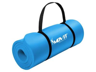 MOVIT  Tapis de gymnastique 190cm x 60cm x 1,5cm, bleu