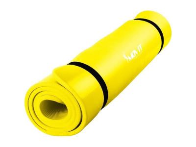 MOVIT  Tapis de gymnastique 190cm x 100cm x 1,5cm, jaune
