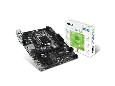 MSI Carte M&egrave;re  H110M ECO mATX LGA1151 
