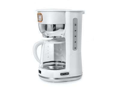 MUSE  Ms-220 W Drip Coffee Maker 10 Cups Argent&eacute;