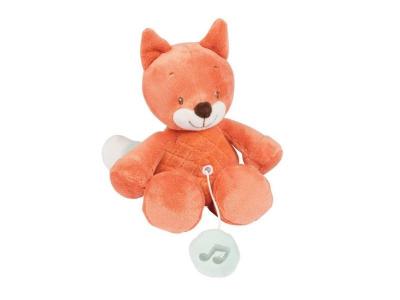 NATTOU Mini peluche musicale oscar le renard - 