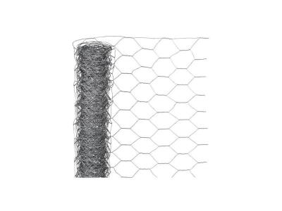 NATURE  Grillage m&eacute;tallique hexagonal 0,5x2,5 m 25 mm Acier galvanis&eacute;