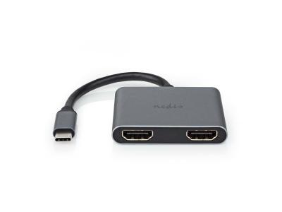 NEDIS Adaptateur Multi-Ports USB CCGP64670BK01 Noir
