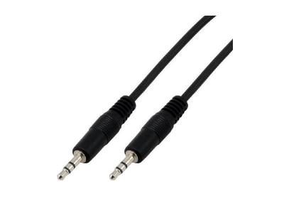 NEDIS C&acirc;ble audio st&eacute;r&eacute;o 3,5 mm m&acirc;le 3,5 mm m&acirc;le 3,0 m noir