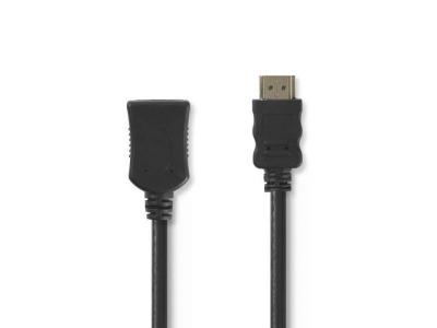 NEDIS  CVGP34090BK20 c&acirc;ble HDMI 2 m HDMI Type A (Standard) Noir - Neuf