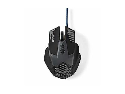 NEDIS Souris gamer gaming a c&acirc;ble eclair&eacute; 2 400 ppp 7 boutons