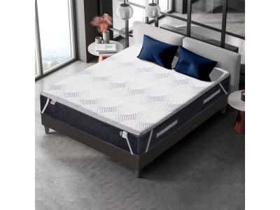 OLYMPE LITERIE NEOREV - Surmatelas VISCOTOUCH 90x190 cm - M&eacute;moire de forme avec gel rafra&icirc;chissant