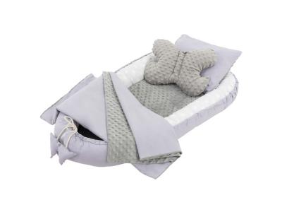 JOYZ Nid de b&eacute;b&eacute; set 5 pcs. 90x50 cm motif &eacute;l&eacute;phant en coton 