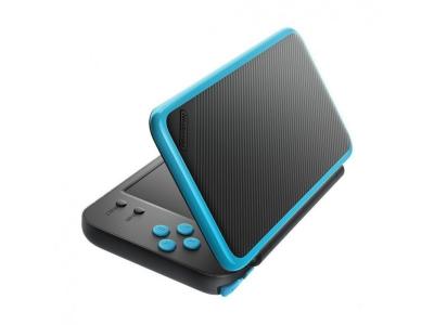 Console Nintendo New 2DS XL Noire et Turquoise + 1 code de t&eacute;l&eacute;chargement pour Super Mario 3D Land