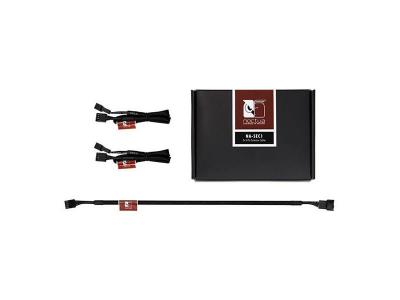 NOCTUA  NA-SEC1, Rallonges 4 Broches pour Ventilateurs (30 cm, Noir)