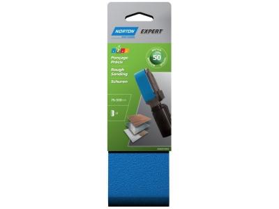 NORTON Bande pour lime &eacute;lectrique - lot de 4 - grain 36 -13x454 mm