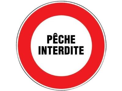 NOVAP  - disque plastique ""p&ecirc;che interdite"" BD-478717