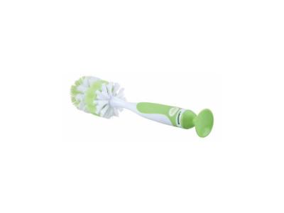 NUBY  Brosse Biberons et T&eacute;tines Base Ventouse Verte 1ut