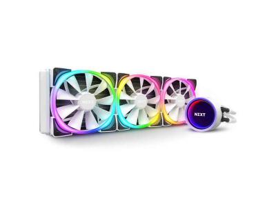 NZXT  X73 RGB Refroidissement par Eau 3.8W 33dB 52.4CFM Cuivre Blanc