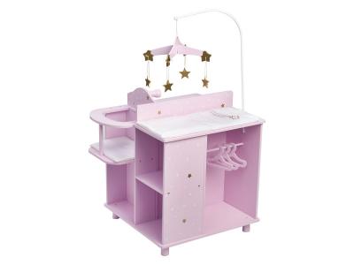 TEAMSON KIDS Table &agrave; langer poupon poup&eacute;e twinkle stars princess rangement bois jeu td-0203ap