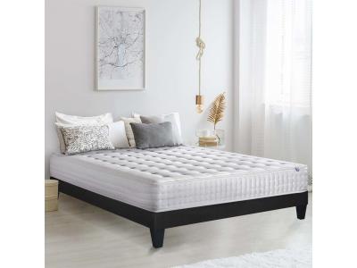 OLYMPE LITERIE Ensemble apollon 140x200 cm matelas m&eacute;moire de forme + sommier bois ferme
