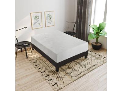  OLYMPE LITERIE Ensemble OSLO 180x200 cm Matelas M&eacute;moire de forme + Sommier Bois Ferme